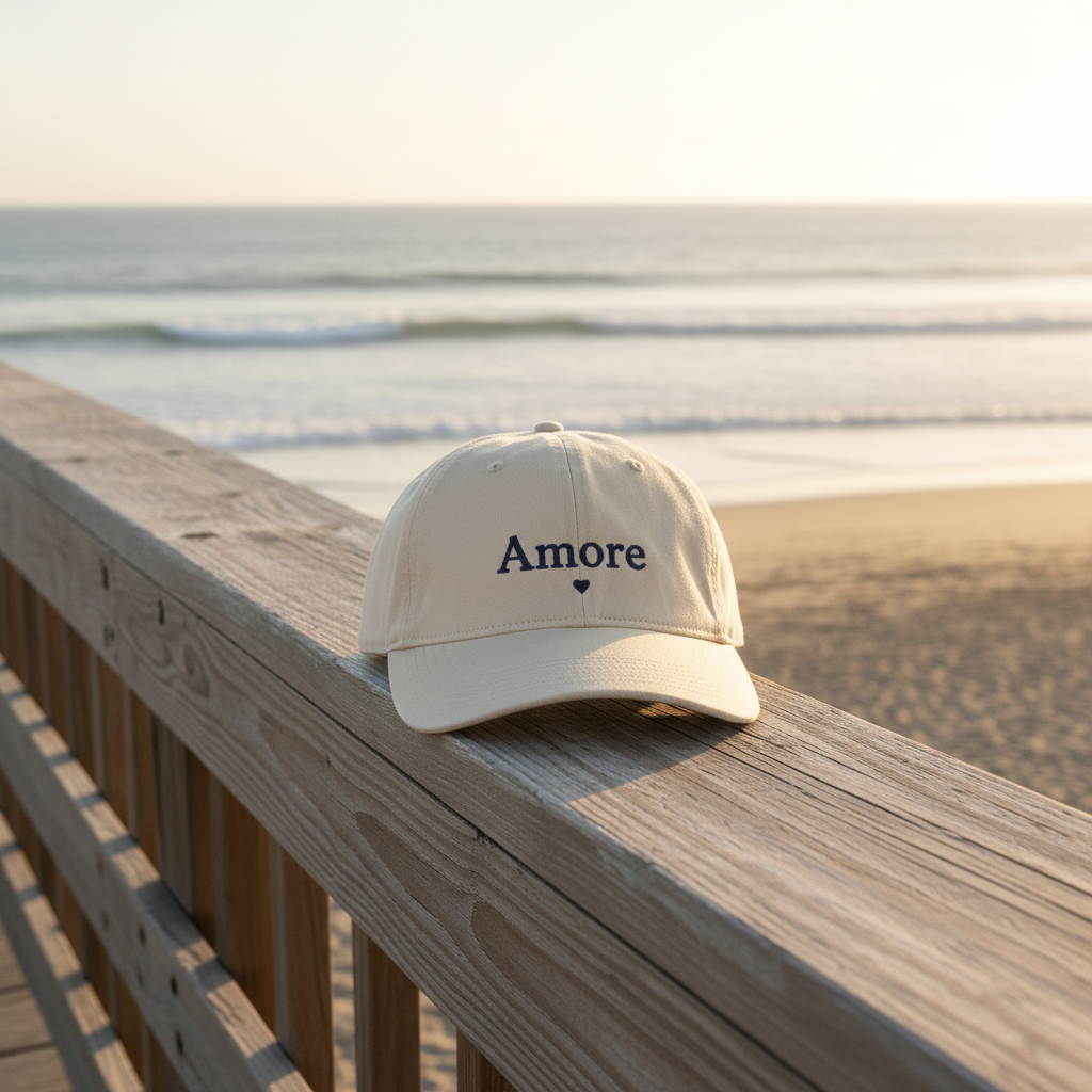 Amore Coastal Baseball Hat Lifestyle