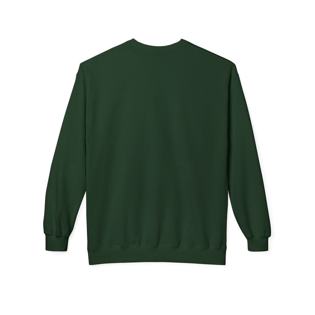 Retro Santa Christmas Crewneck — “If I could talk, I'd say pour me another one”