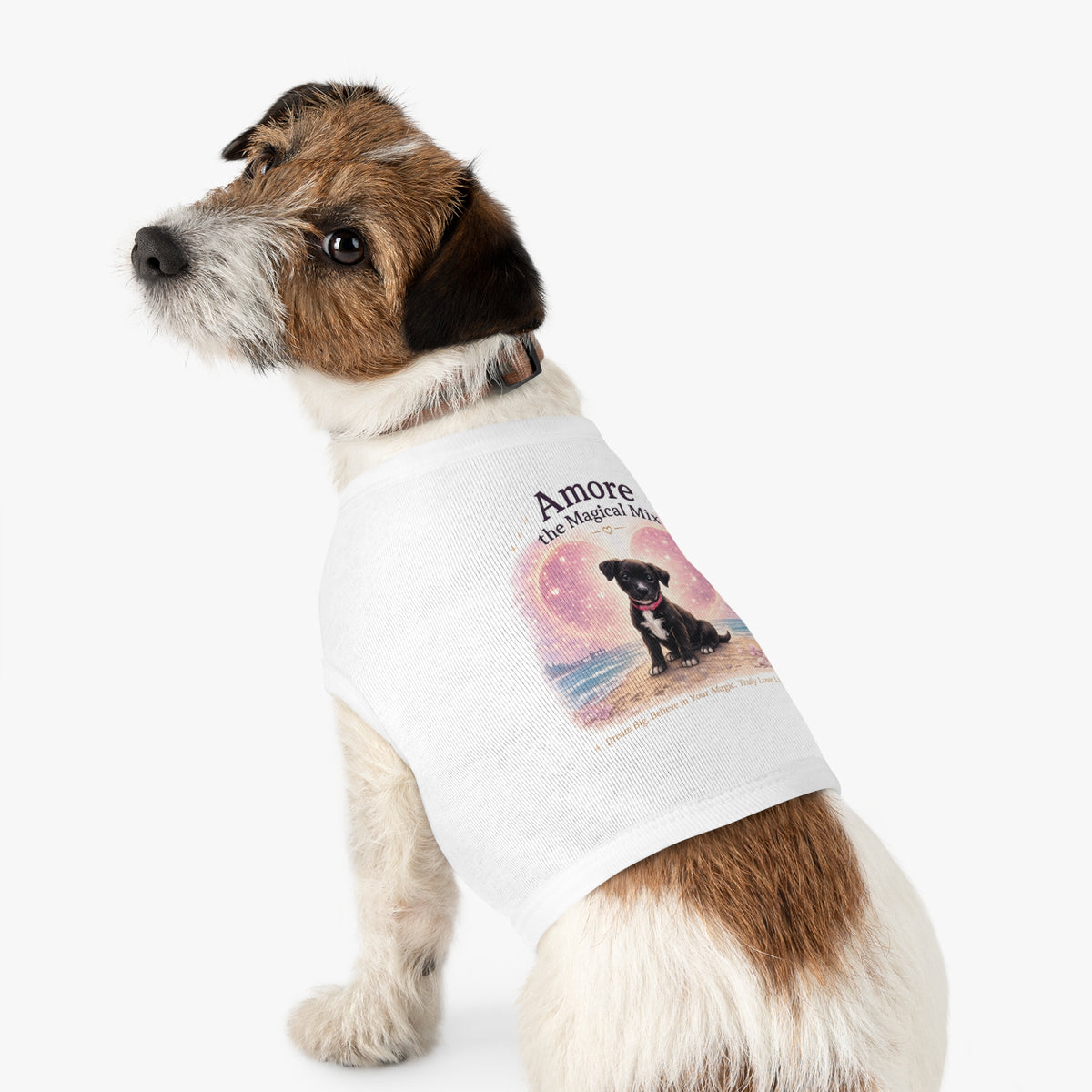 Dog Tank Amore the Magical Mix Character Logo