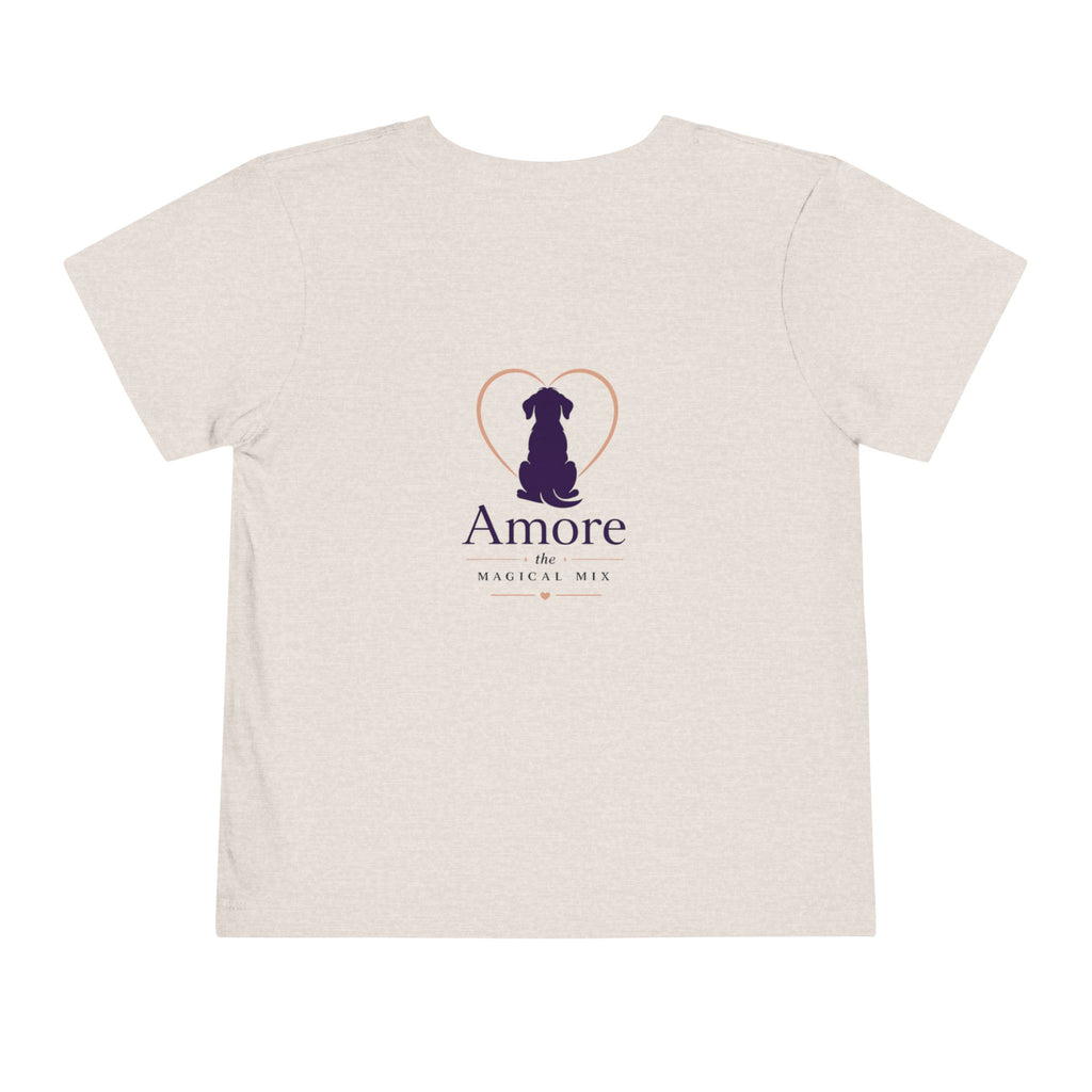 Toddler Amore the Magical Mix Silhouette Pup Tee