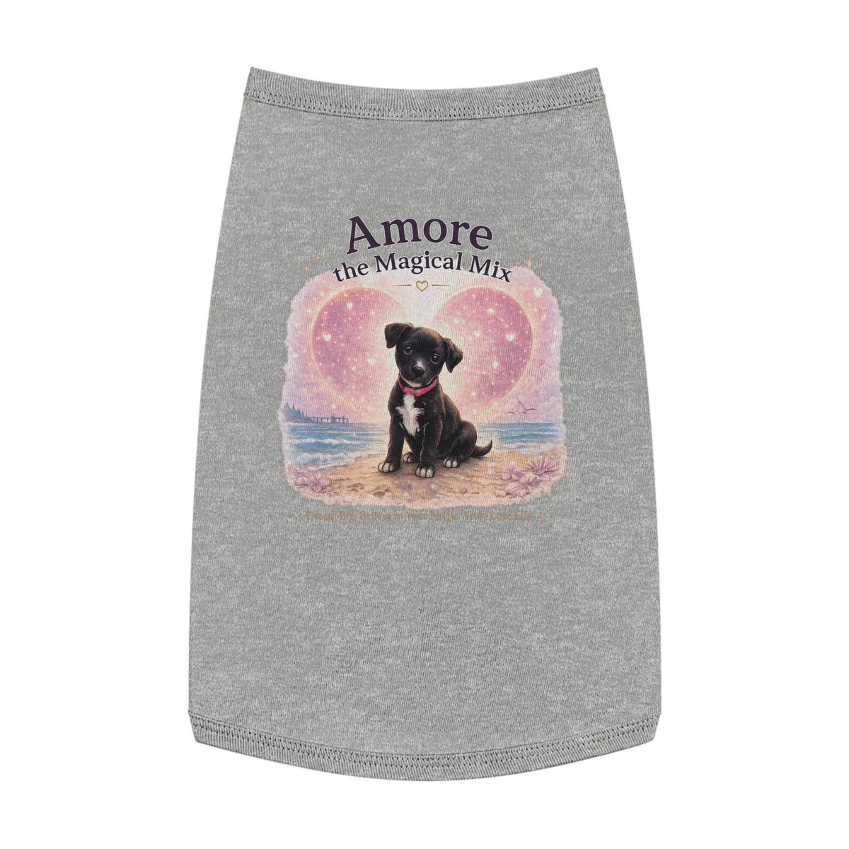 Dog Tank Amore the Magical Mix Character Logo