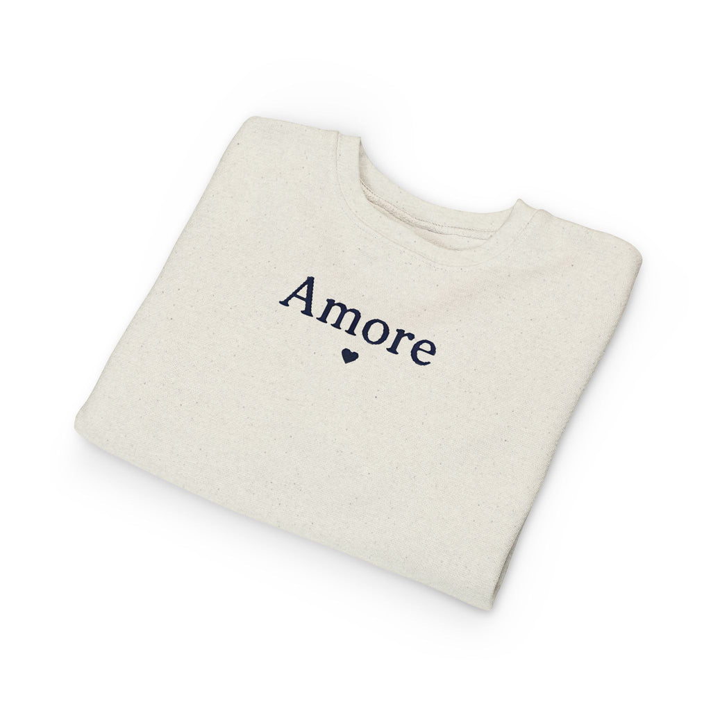 Toddler Amore Sweatshirt Heart Paw Graphic