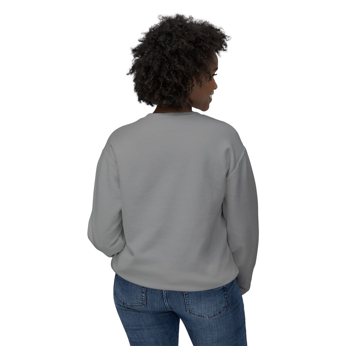 Amore Heart Lightweight Crewneck Sweatshirt Pullover