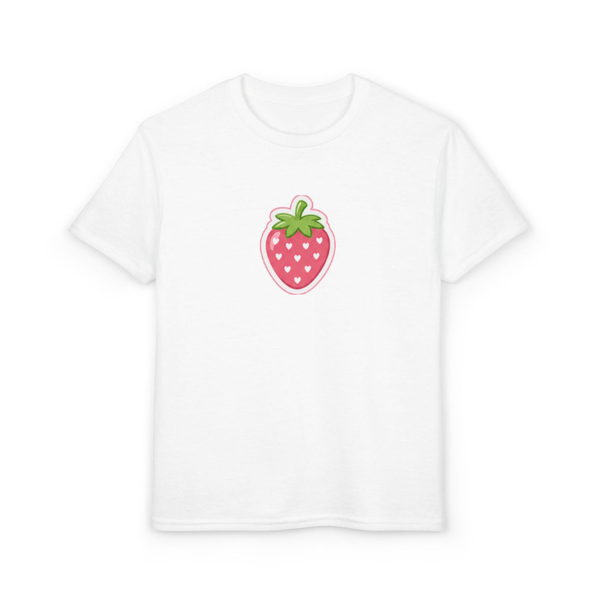 Kids Strawberry Fruit T-Shirt Amore Puppy Graphic