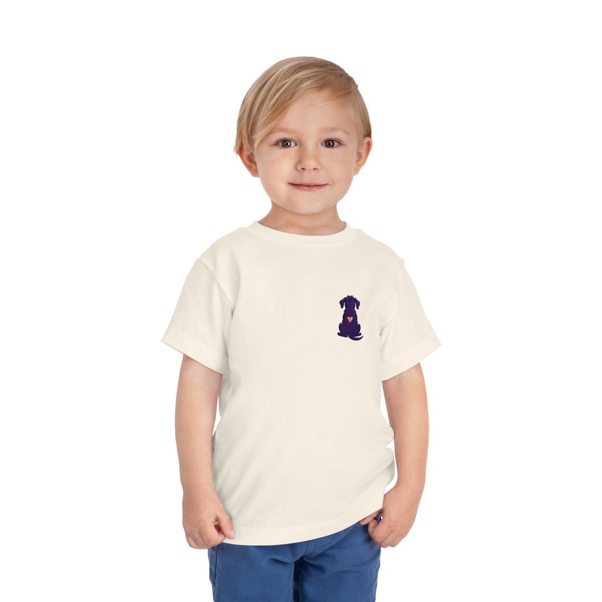 Toddler Amore the Magical Mix Silhouette Pup Tee