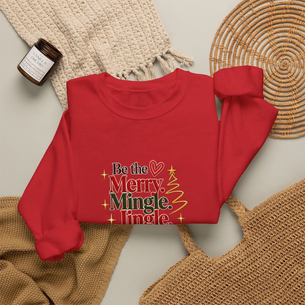 Be the Merry Mingle Jingle Christmas Crewneck Sweatshirt