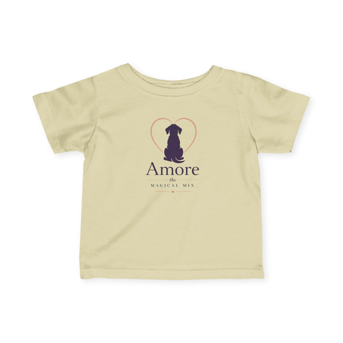 Infant Tee "Amore the Magical Mix" Puppy Heart Baby Shirt