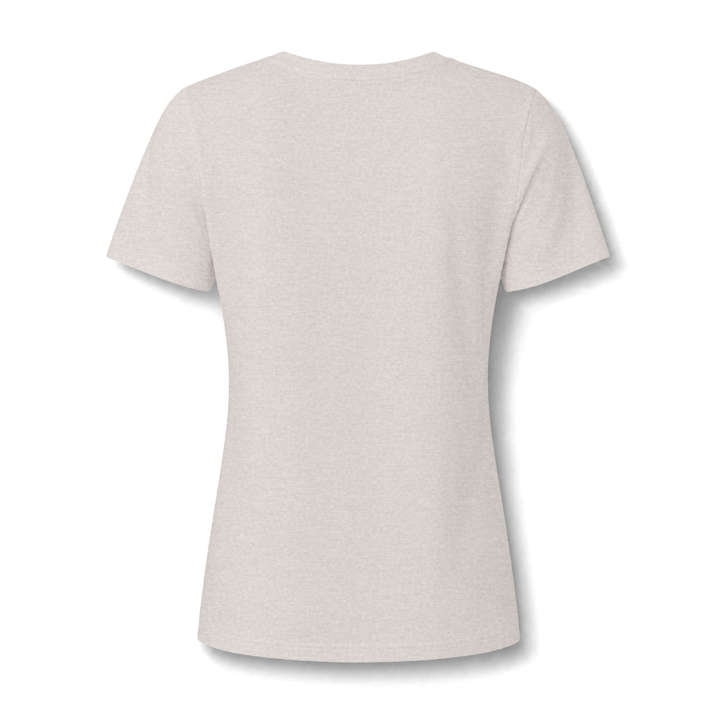 Women's V-Neck Heart Paw Chest Pocket Graphic T-Shirt