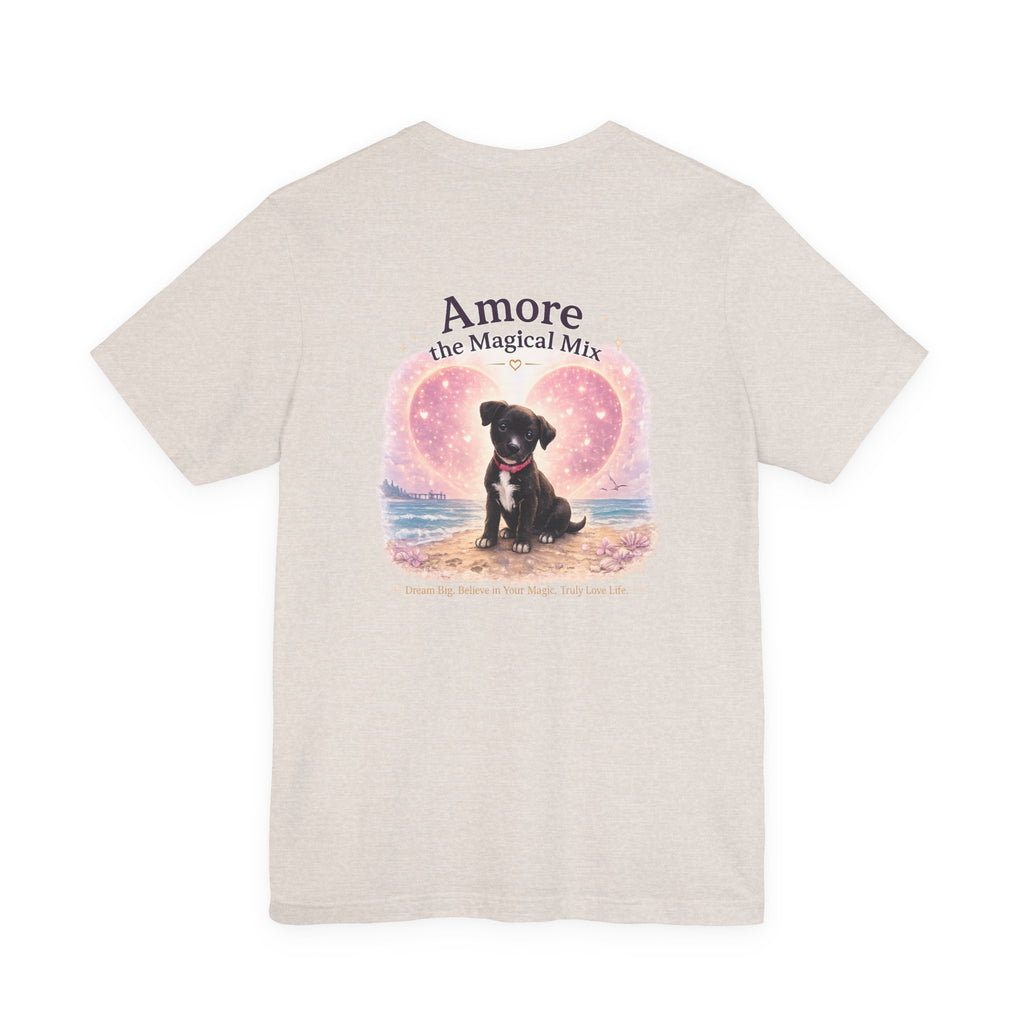 Adult T-Shirt Amore the Magical Mix Signature & Character Logos