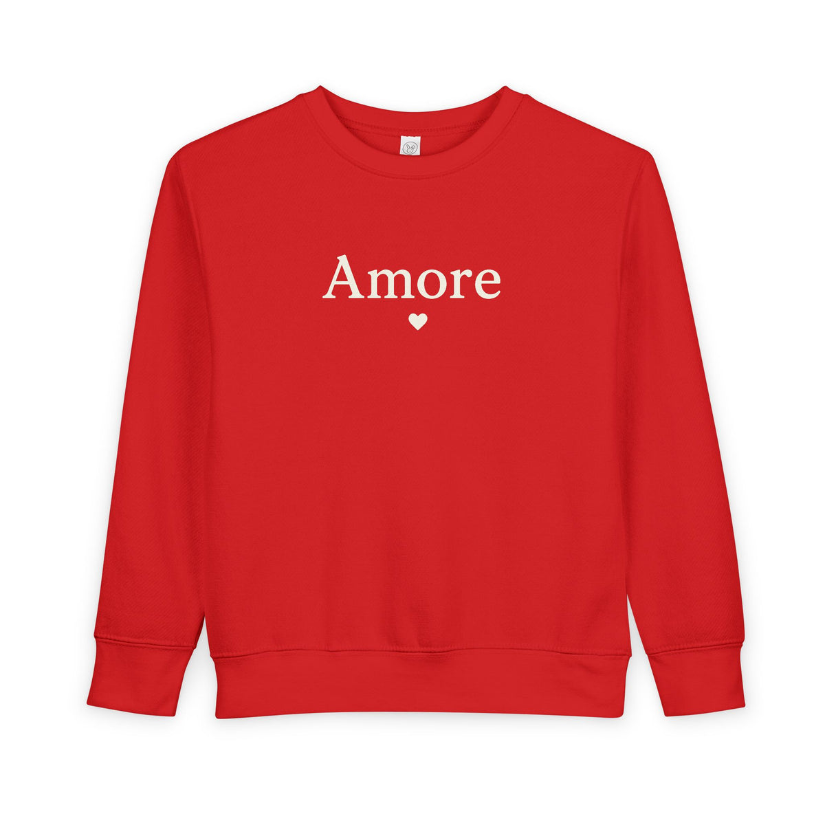 Toddler Amore Sweatshirt Heart Paw Graphic