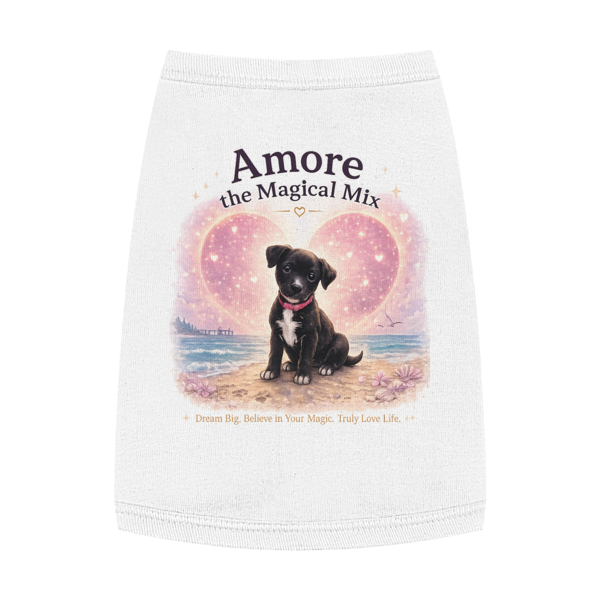 Dog Tank Amore the Magical Mix Character Logo