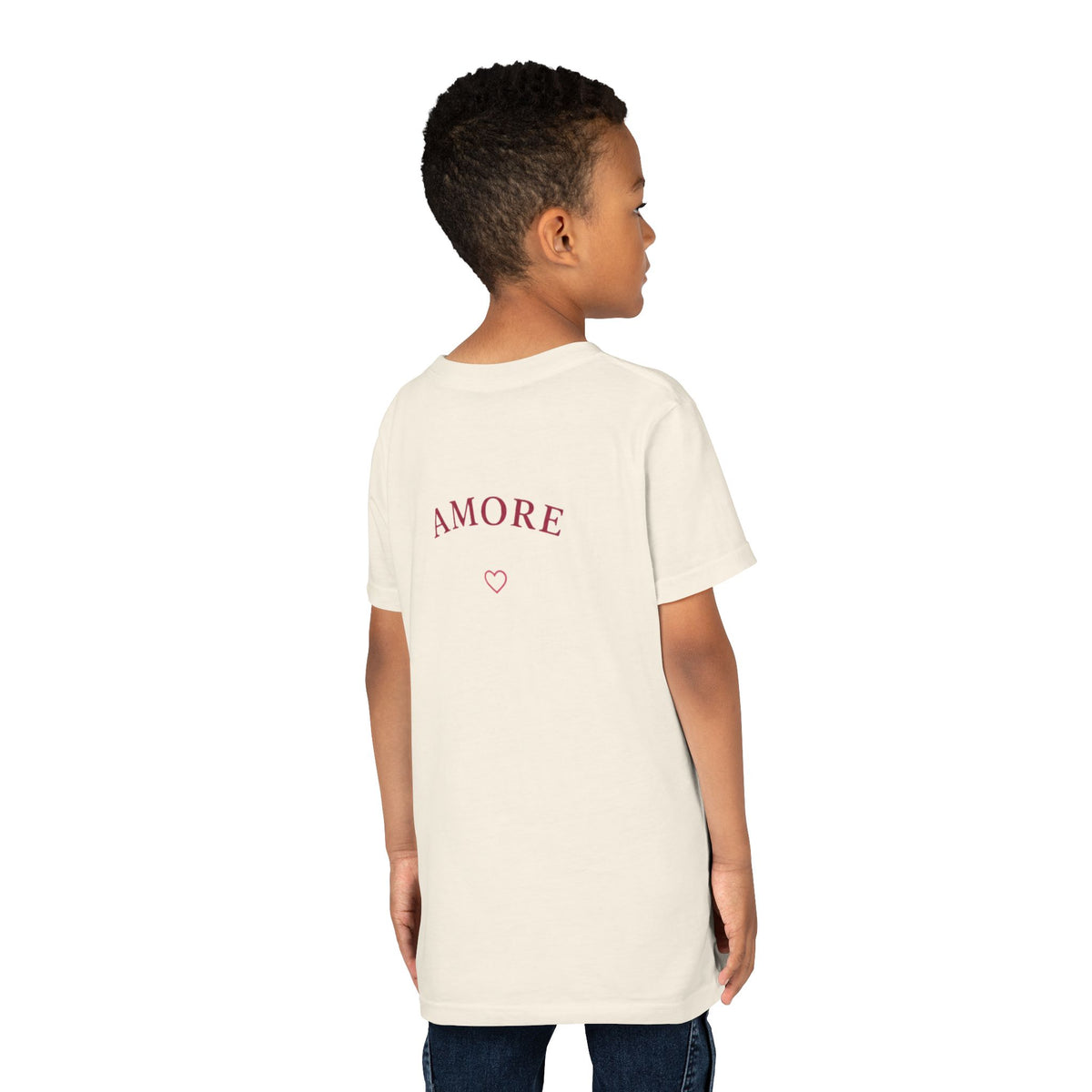 Amore Heart Graphic Youth T-Shirt