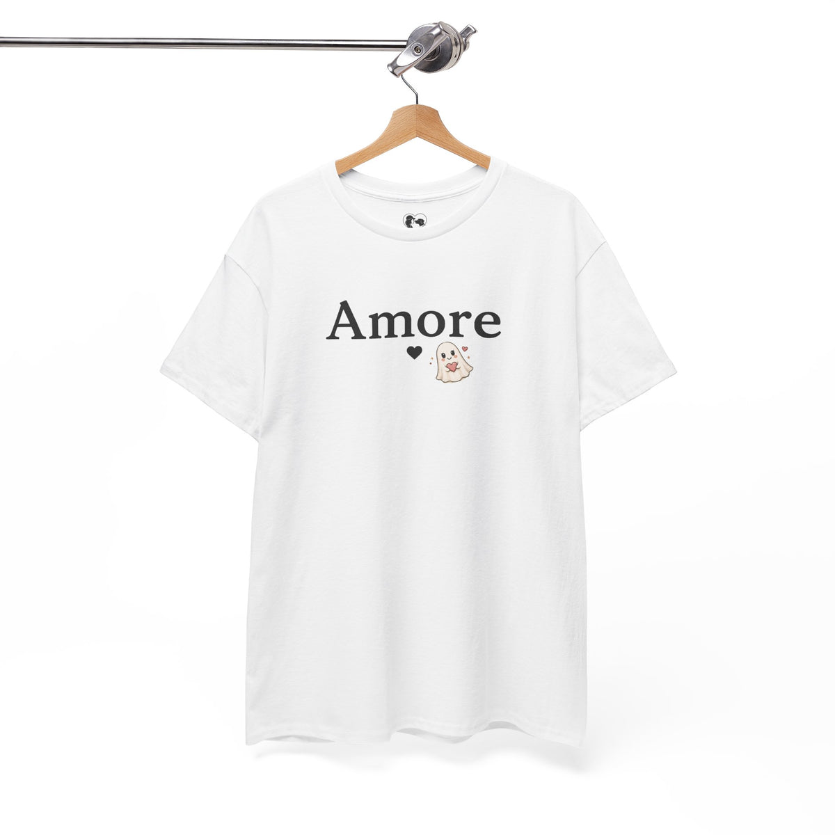Women's Amore Halloween Icon Palm Trees & Pumpkin Spice Graphic T-Shirt
