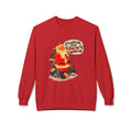 Retro Santa Christmas Crewneck — “If I could talk, I'd say pour me another one”