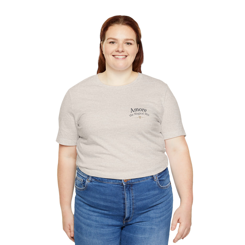 Adult T-Shirt Amore the Magical Mix Signature & Character Logos