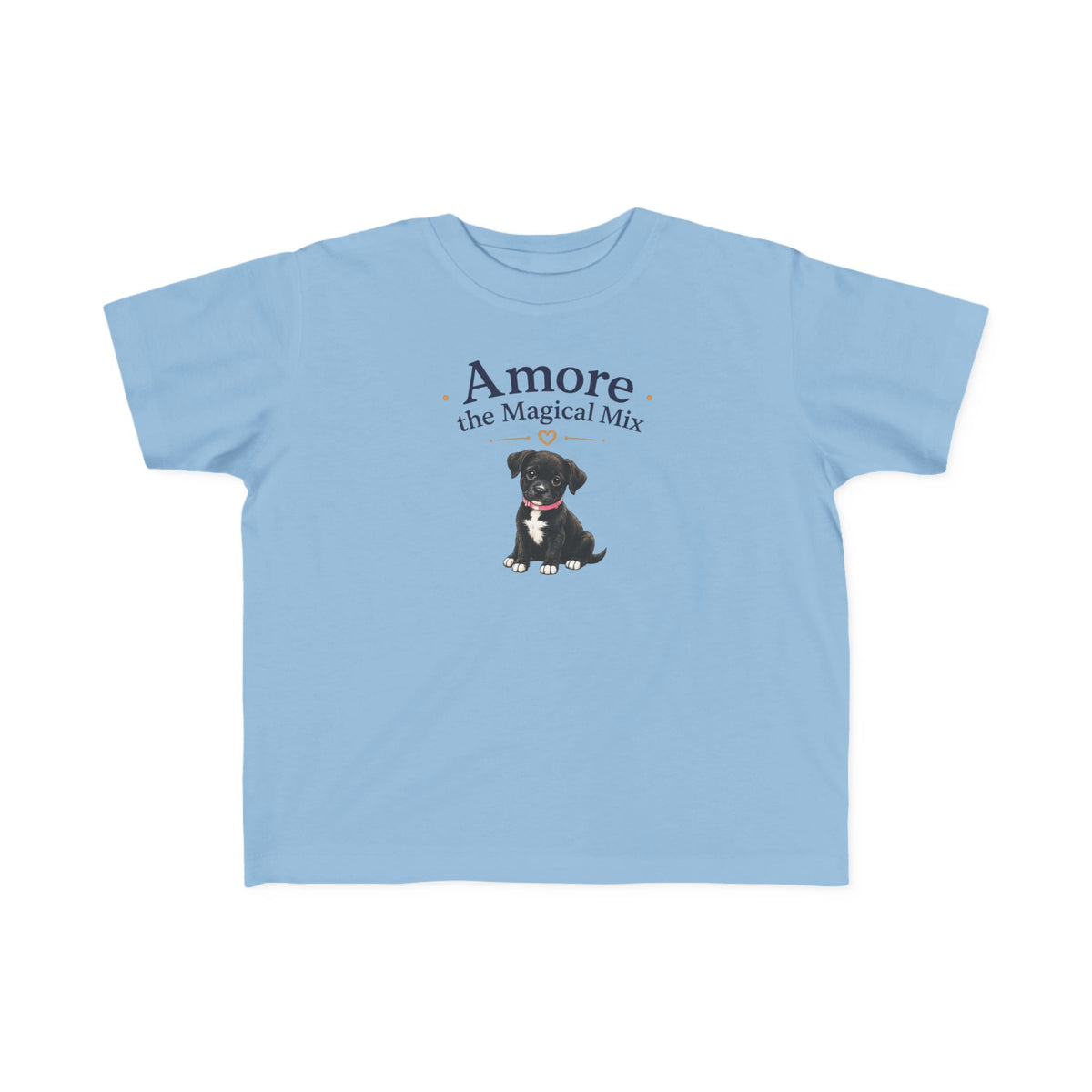 Toddler Amore the Magical Mix T-Shirt Puppy Heart Design