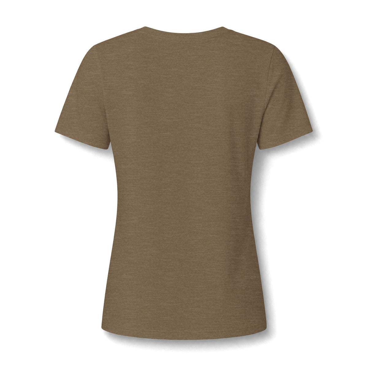 Women's V-Neck Heart Paw Chest Pocket Graphic T-Shirt
