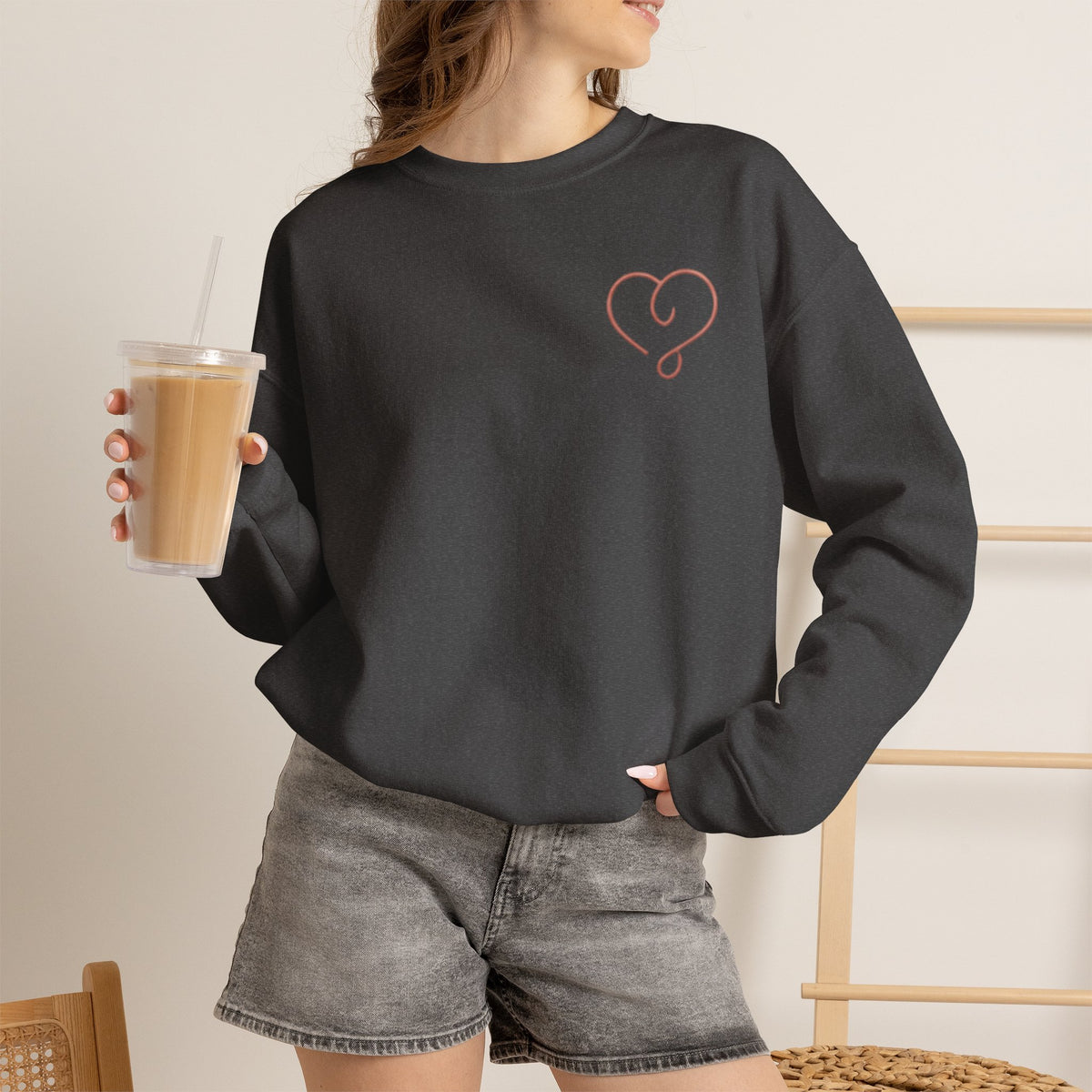 Women's Heart & Amore Valenti & Co. Crewneck Sweatshirt