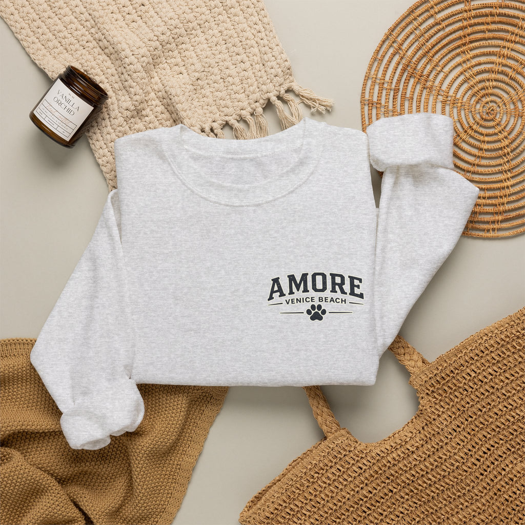 Unisex Adult Amore Venice Beach Sweatshirt |Streetwear Graphic