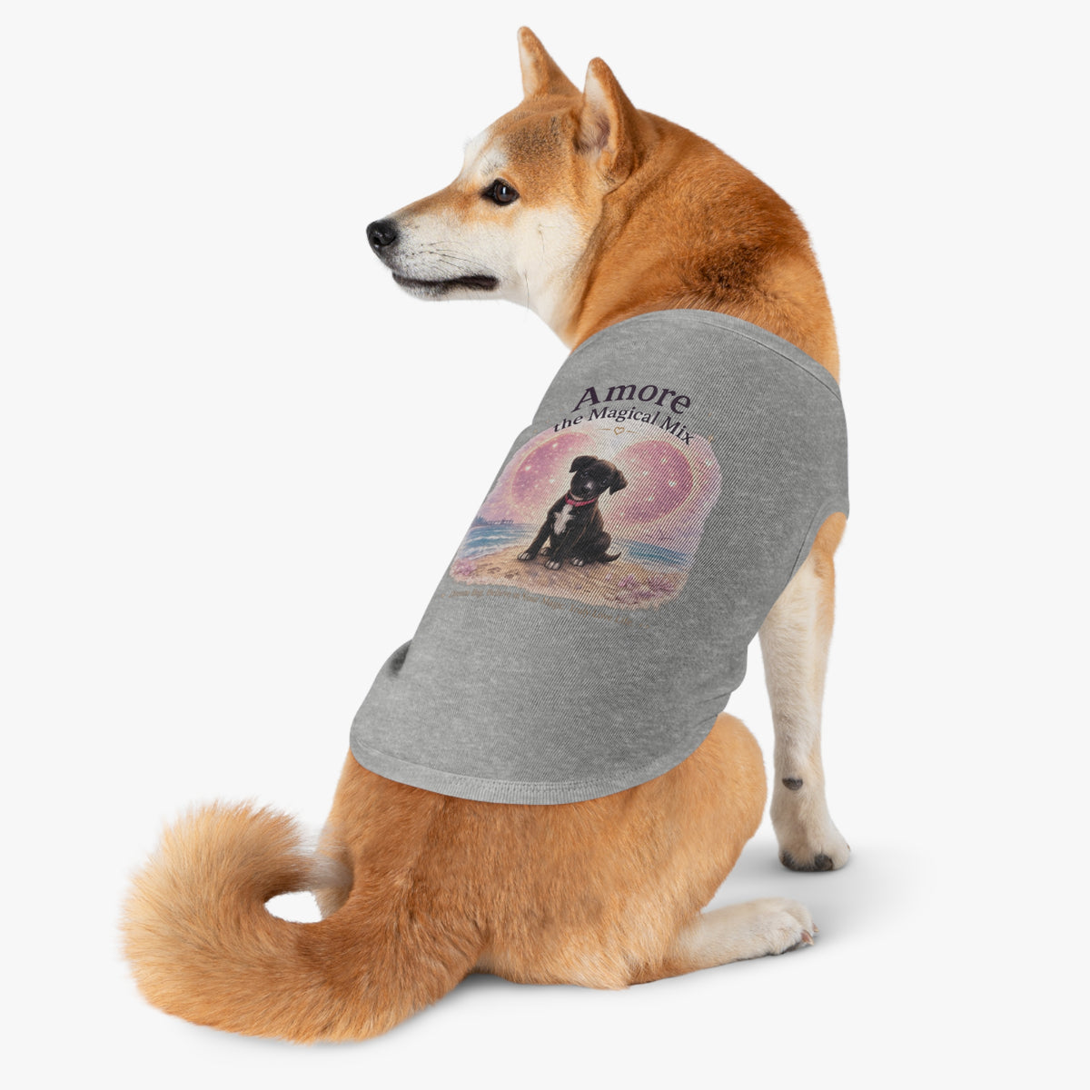 Dog Tank Amore the Magical Mix Character Logo