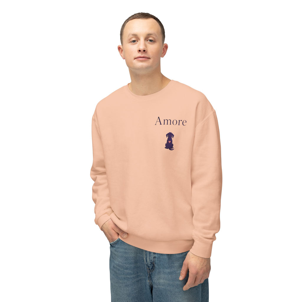 Adult Chase Sunsets Crewneck Sweatshirt Amore Silhouette Graphic