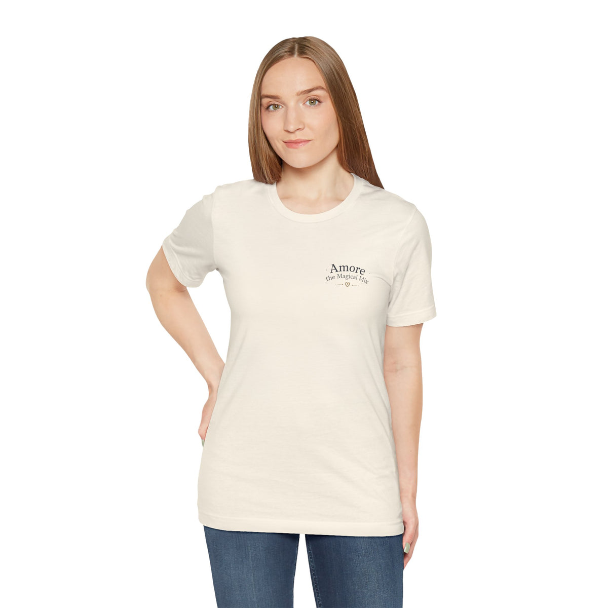 Adult T-Shirt Amore the Magical Mix Signature & Character Logos