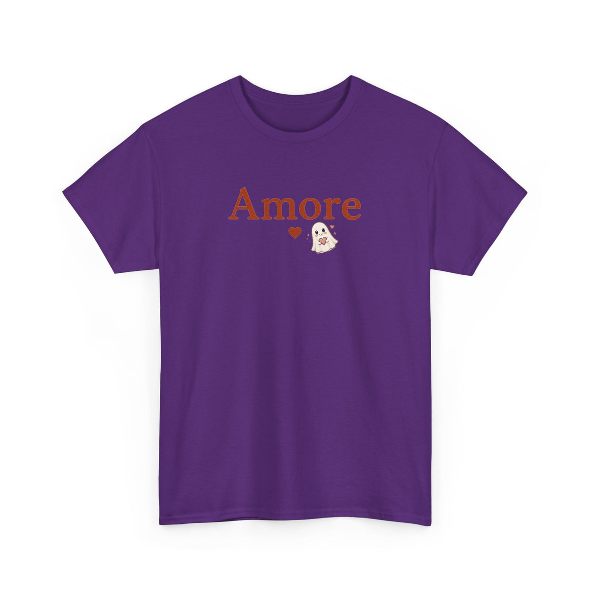 Women's Amore Halloween Icon Palm Trees & Pumpkin Spice Graphic T-Shirt