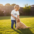 Toddler Team Amore Colorful T-Shirt with Heart Paw Back