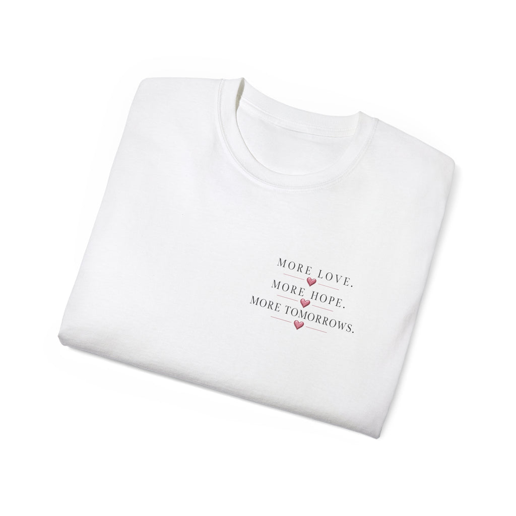 Team Amore Tee — "More Love, More Hope, More Tomorrow" Breast Cancer Awareness Shirt