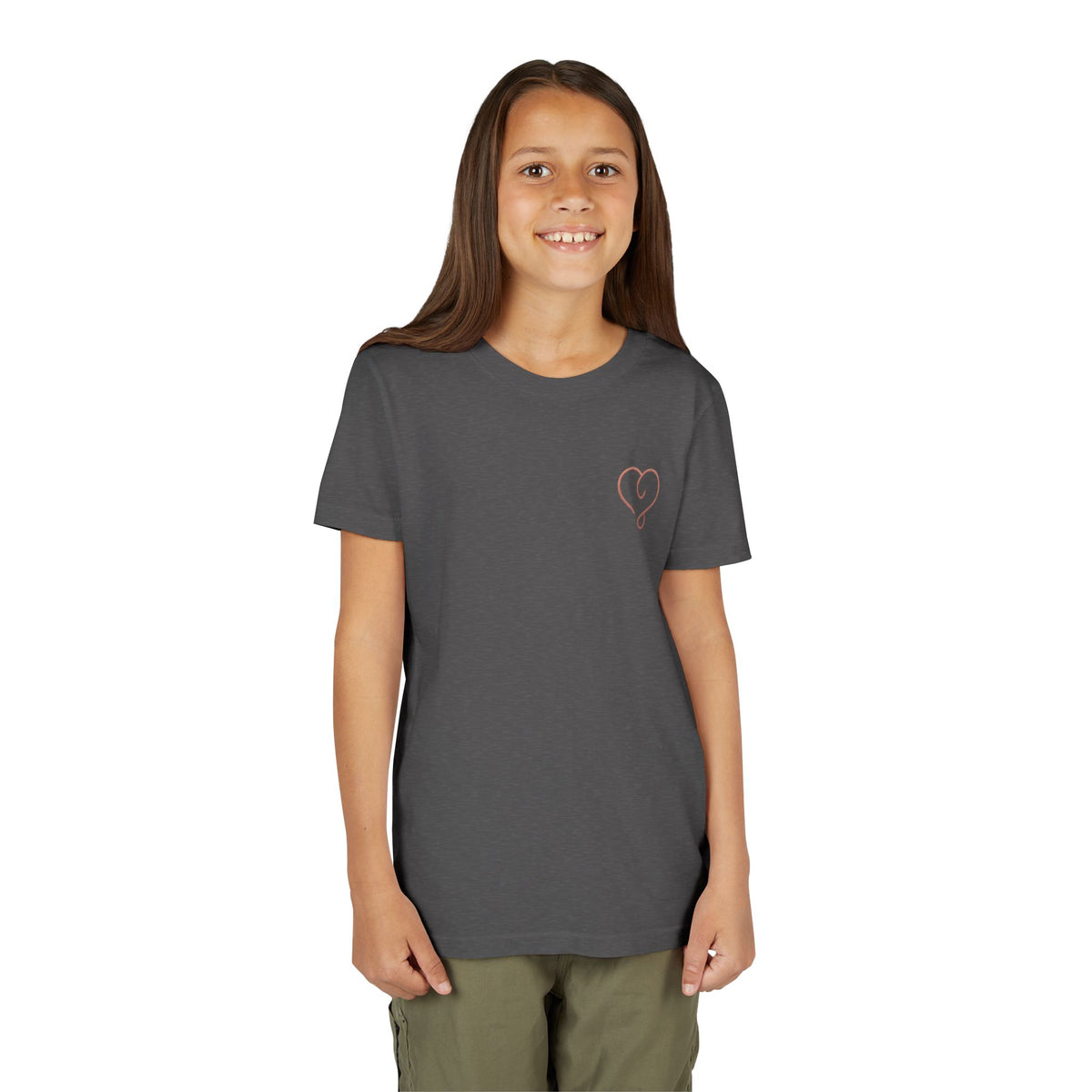 Amore Heart Graphic Youth T-Shirt