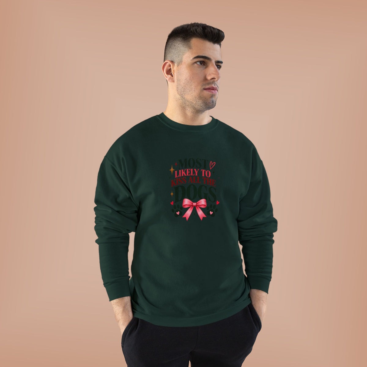Most Likely to Kiss All the Dogs Sweatshirt