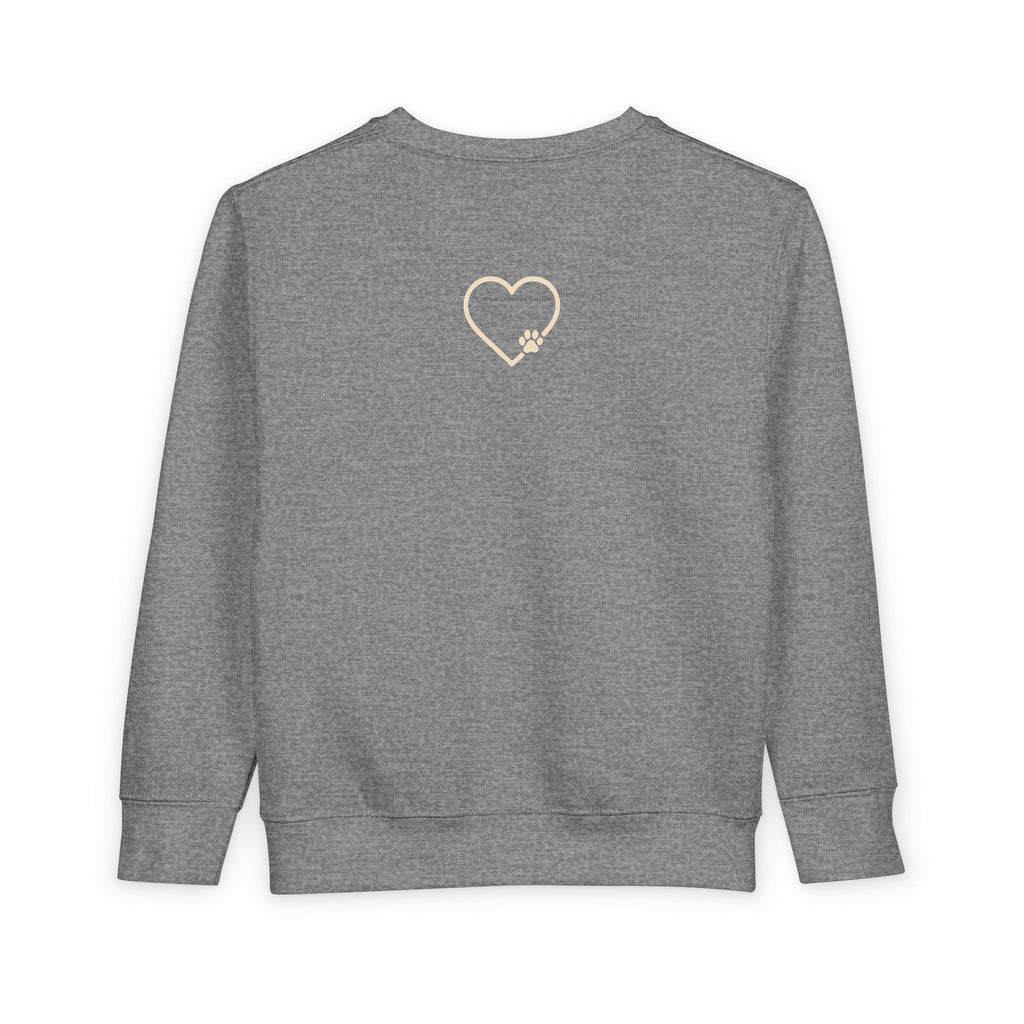 Toddler Amore Sweatshirt Heart Paw Graphic