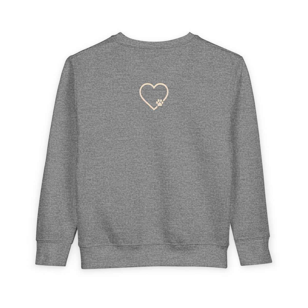 Toddler Amore Sweatshirt Heart Paw Graphic