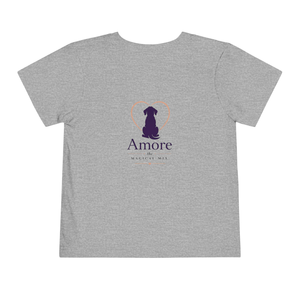 Toddler Amore the Magical Mix Silhouette Pup Tee