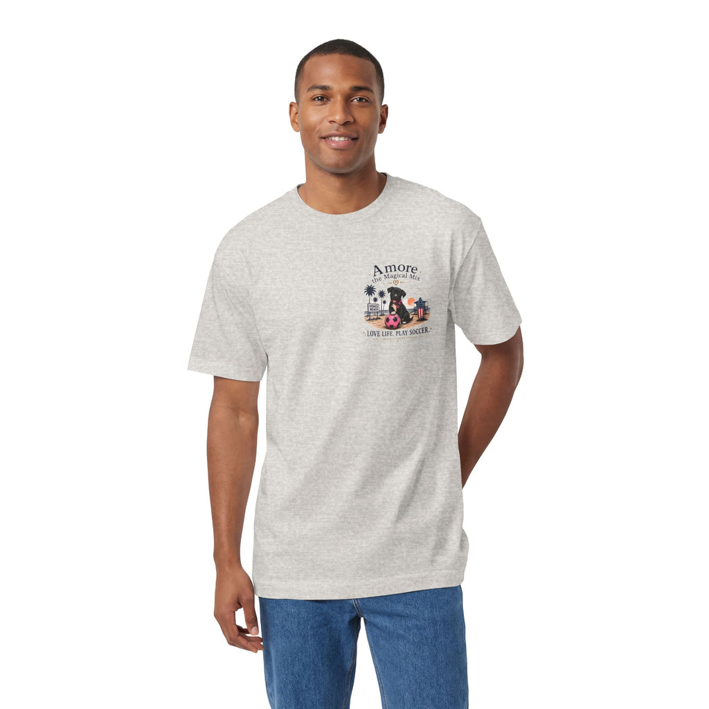 Soccer Dog Tee — "I Came for Soccer, I Left with Magic" Venice Beach T‑Shirt
