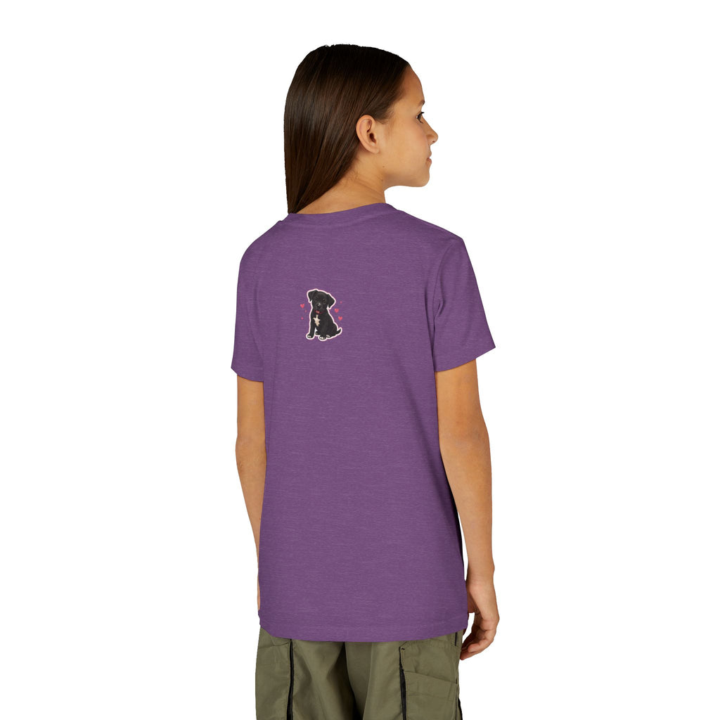 Youth Girls Smart and Sassy Pink & Purple Amore Graphic T-Shirt