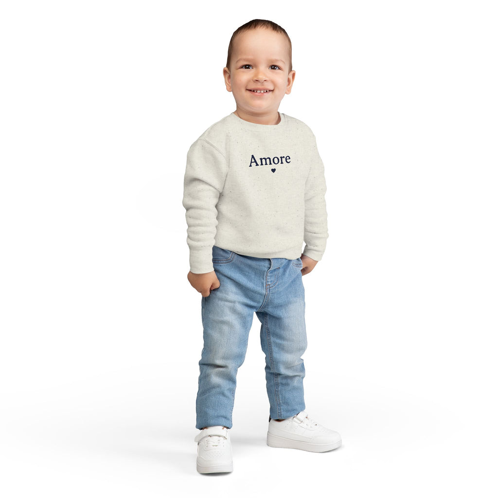 Toddler Amore Sweatshirt Heart Paw Graphic