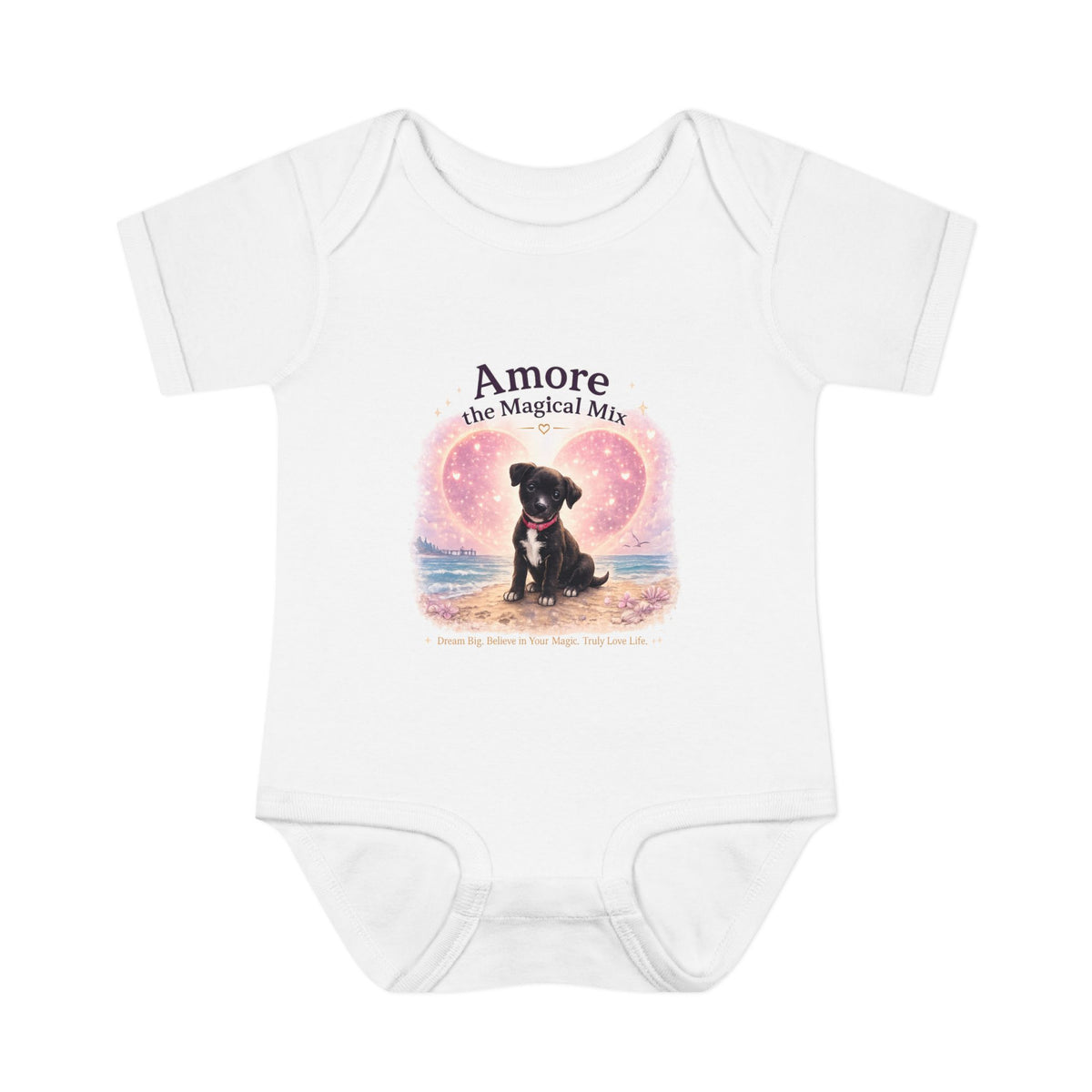 Infant Bodysuit Amore the Magical Mix Character Sunset