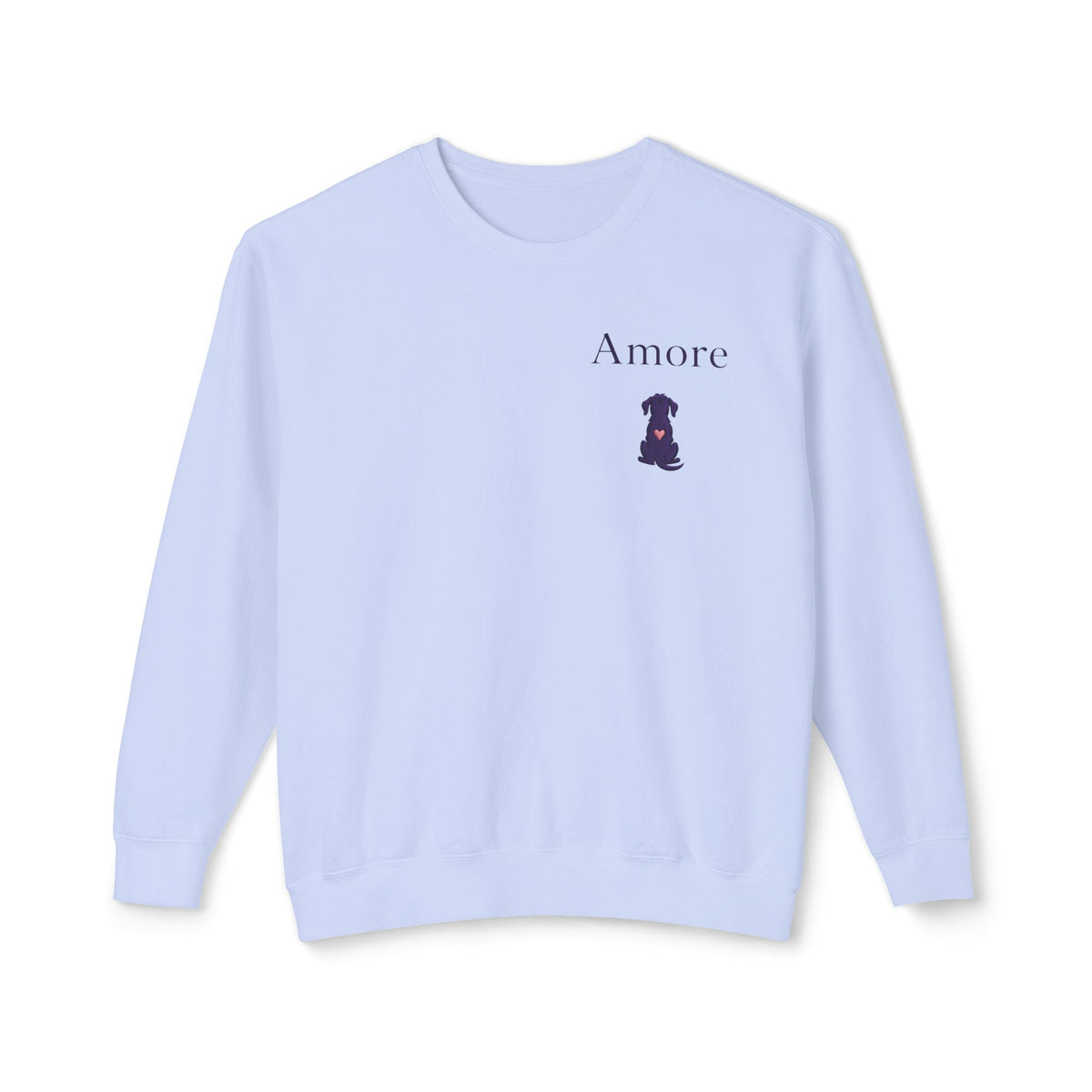 Adult Chase Sunsets Crewneck Sweatshirt Amore Silhouette Graphic