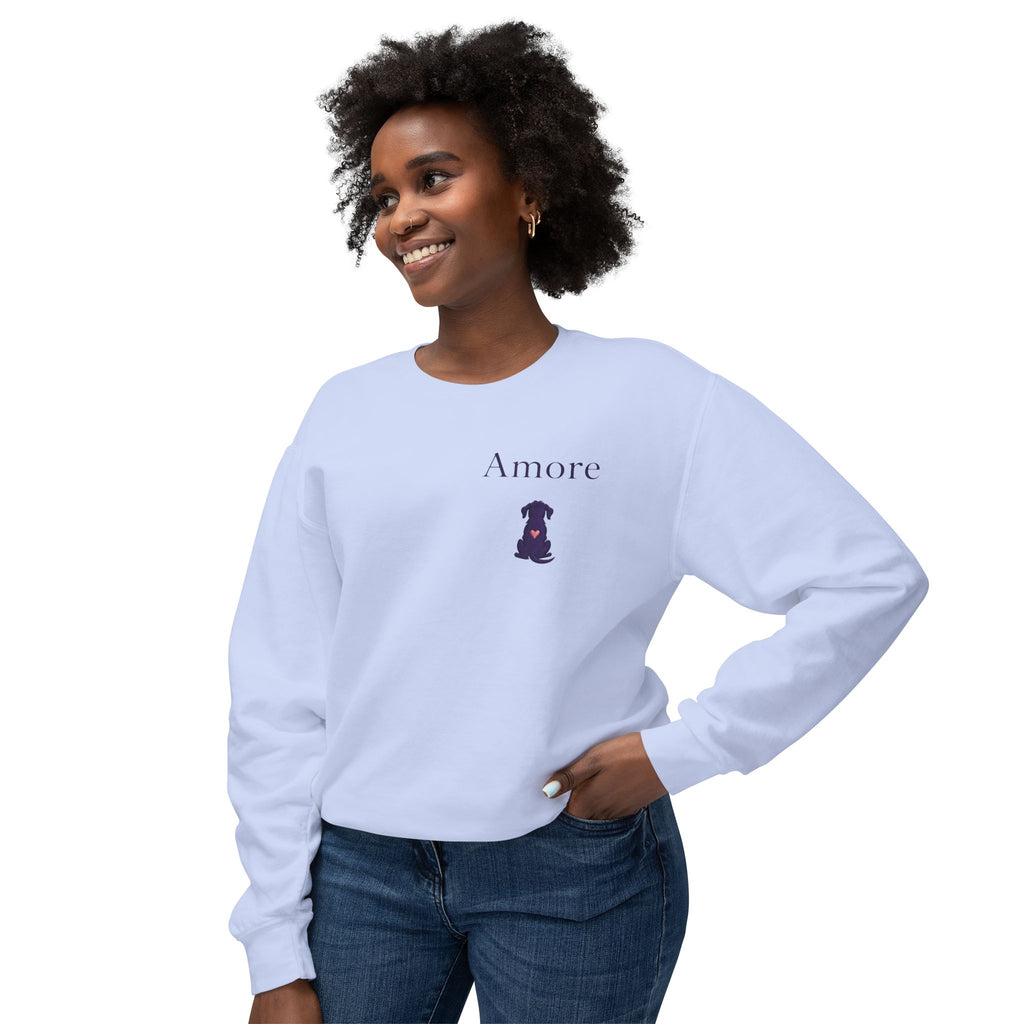 Adult Chase Sunsets Crewneck Sweatshirt Amore Silhouette Graphic