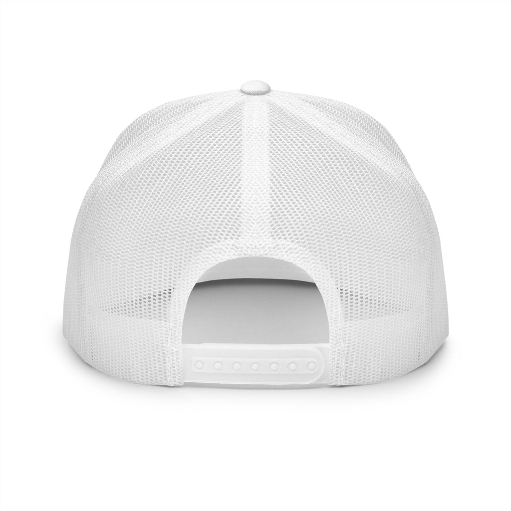 Amore Heart Trucker Hat – Vintage Script Snapback Cap