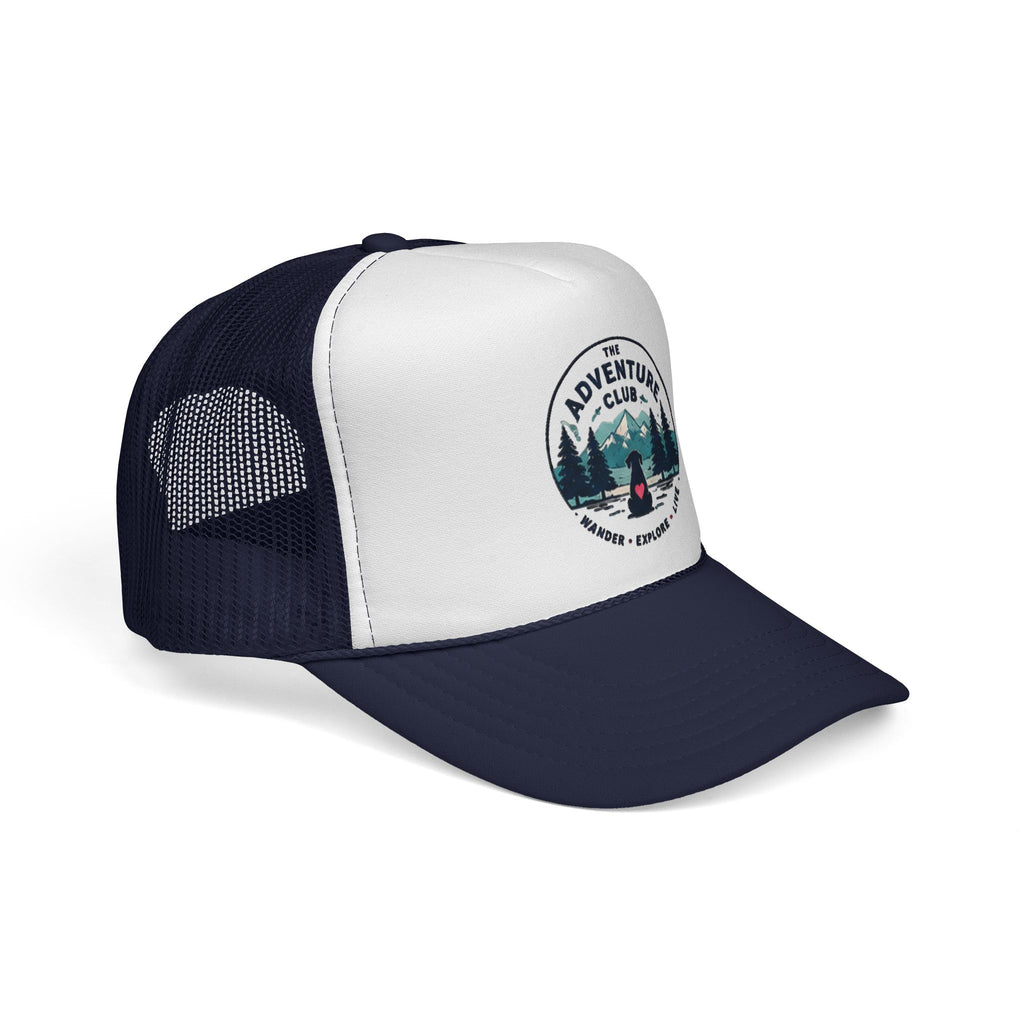 Unisex Adult Adventure Club Trucker Cap – Hiking Mountains Patch Hat