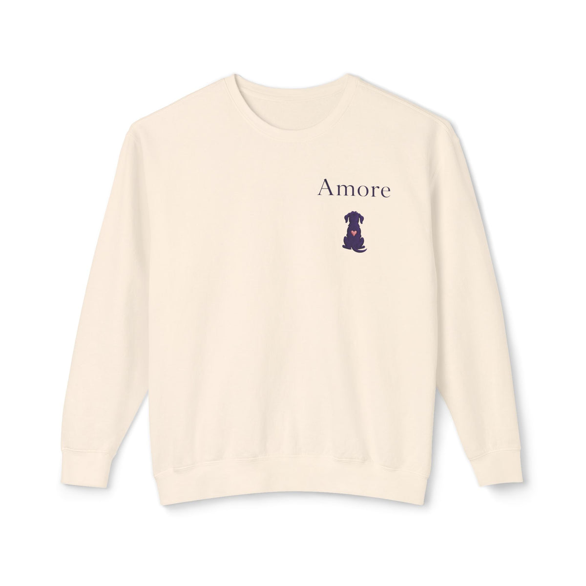 Adult Chase Sunsets Crewneck Sweatshirt Amore Silhouette Graphic