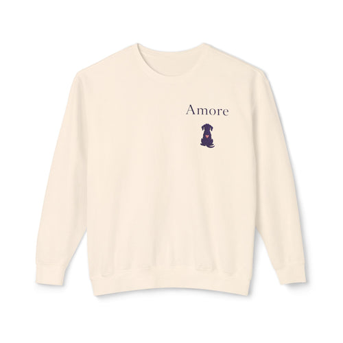 Adult Chase Sunsets Crewneck Sweatshirt Amore Silhouette Graphic