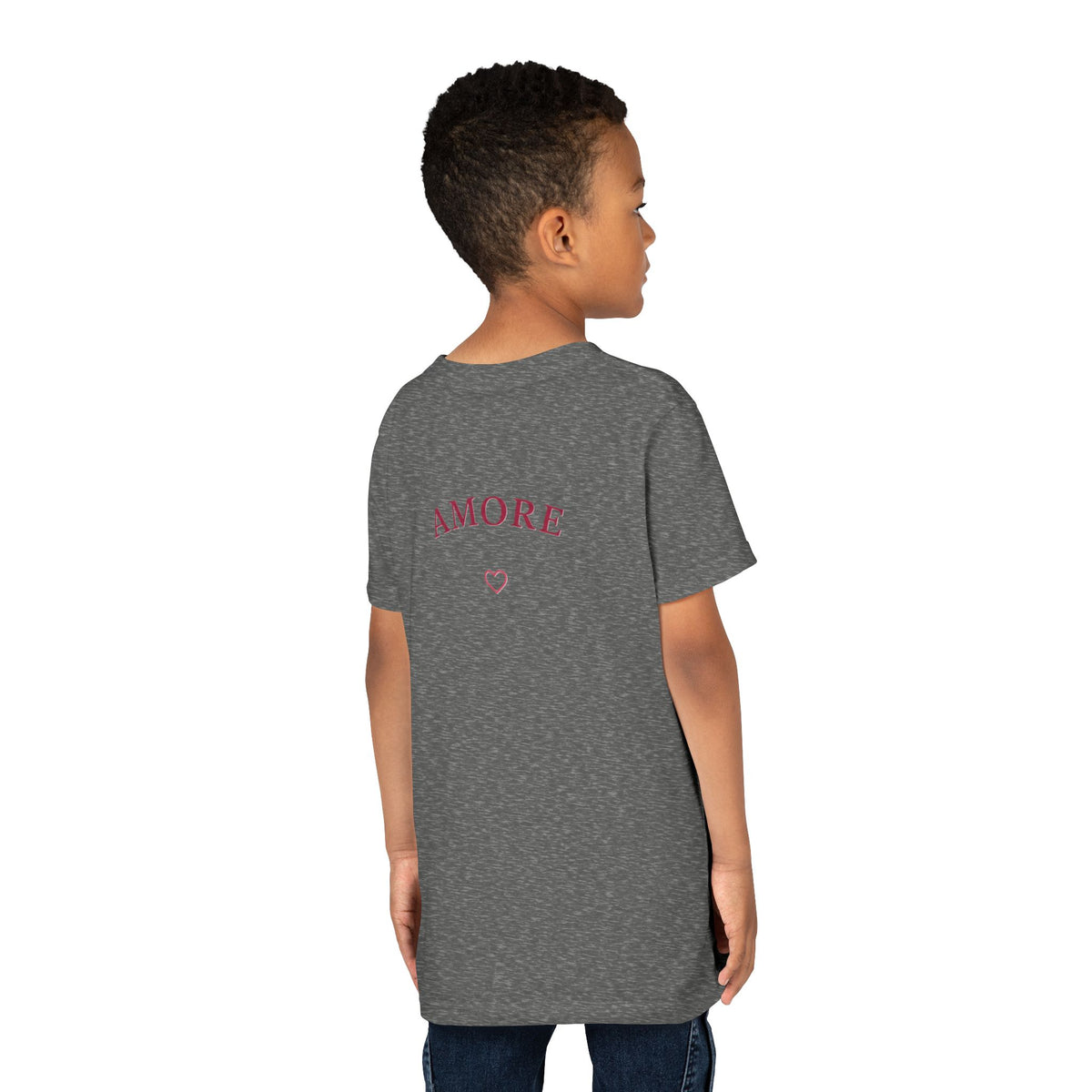 Amore Heart Graphic Youth T-Shirt