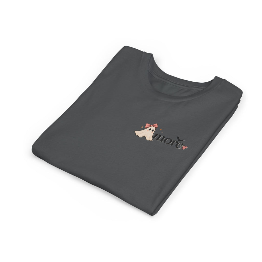 Youth Tee 'Amore' Puppy Ghost Graphic Shirt (Boo-tiful Pup Back)