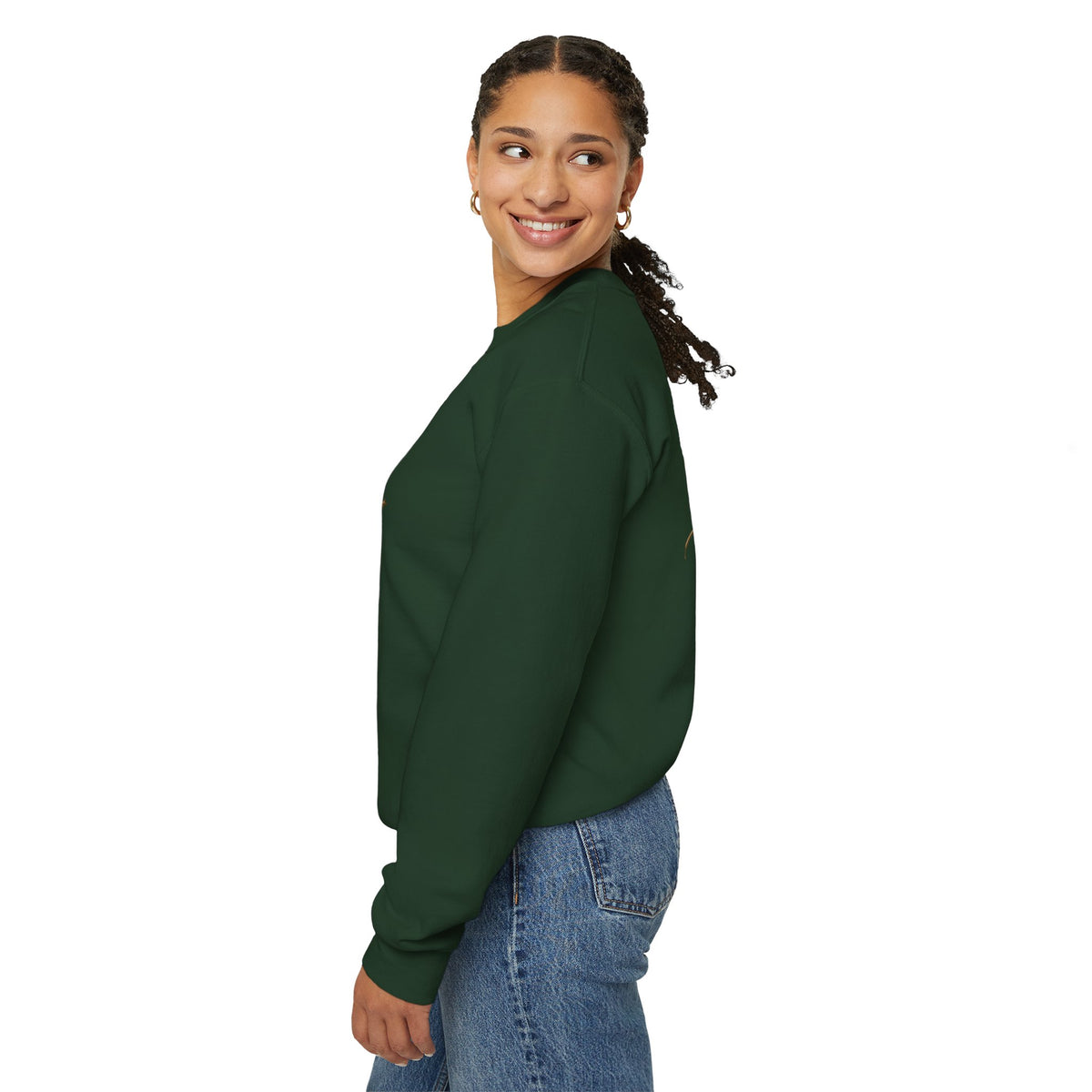 Peace Love Paws Merry Woofmas Christmas Dog Lover Crewneck Sweatshirt