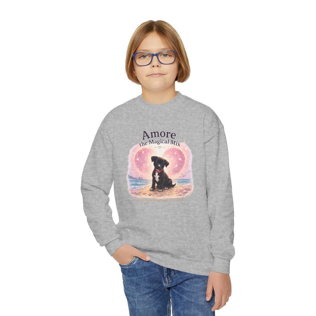 Youth Amore the Magical Mix Crewneck Sweatshirt | Character Logo