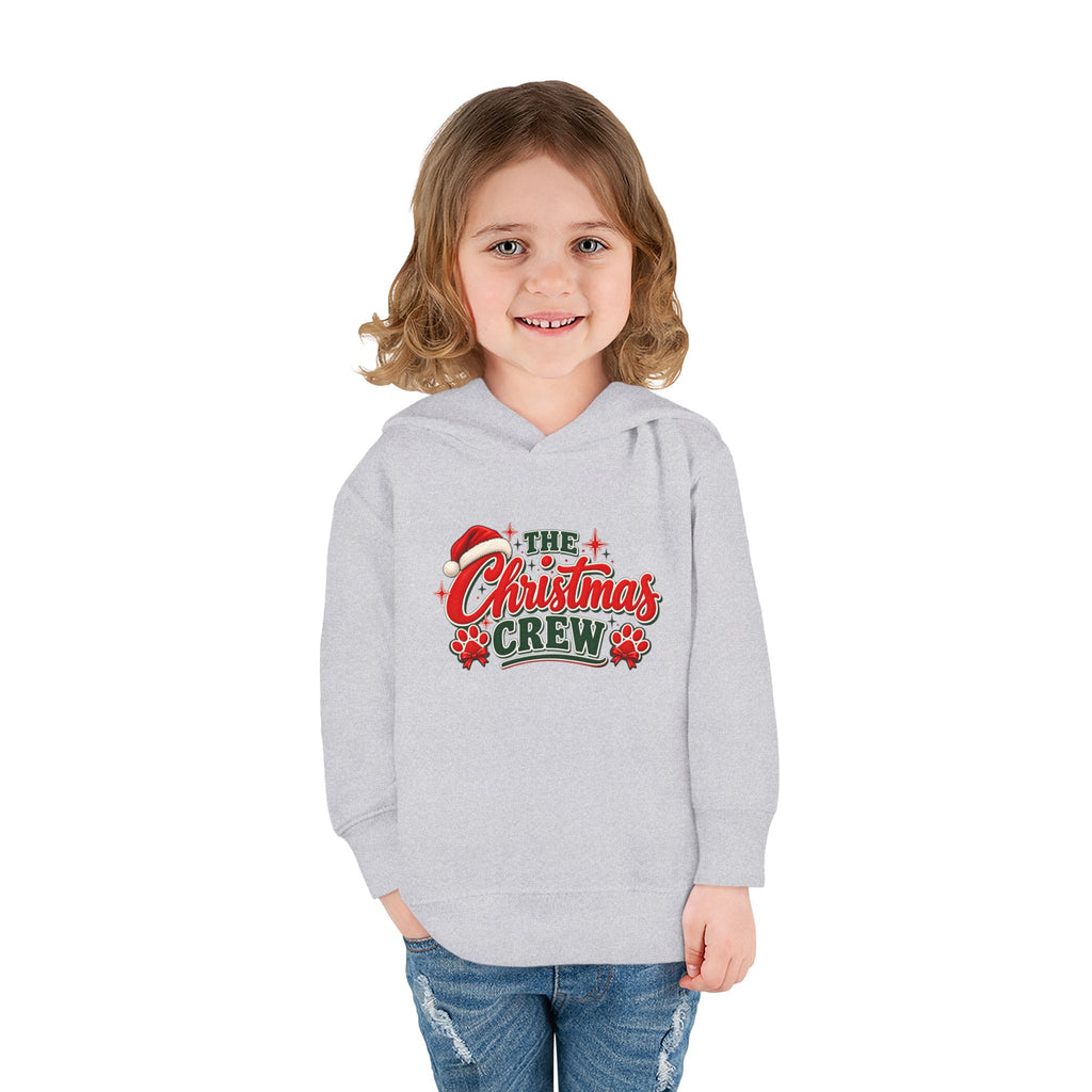 Toddler Festive Holiday Hoodie "The Christmas Crew"