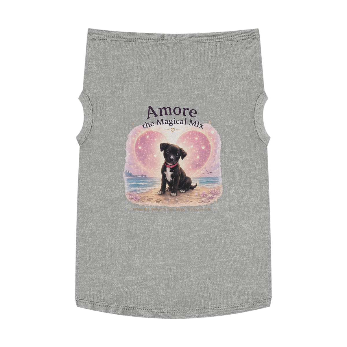Dog Tank Amore the Magical Mix Character Logo